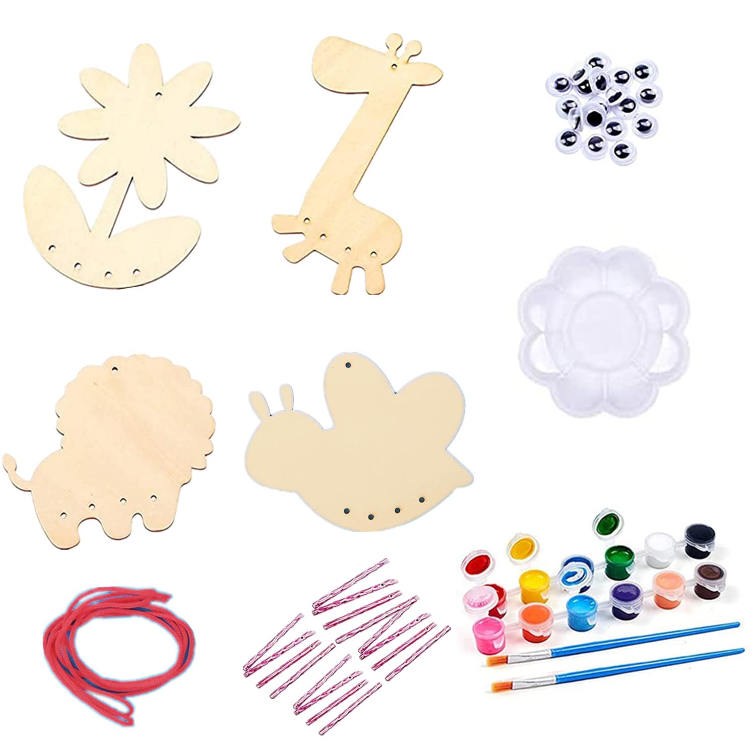 PATPAT 4 Pcs DIY Craft Materials Wooden Painting Wind Chime Kit Garden & Home Decoration Creative Handmade Materials Gifts for Birthday Favors Craft Kits for Kids PATPAT 4 Pcs DIY Craft Materials Wooden Painting Wind Chime Kit Garden & Home Decoration Creative Handmade Materials Gifts for Birthday Favors Craft Kits for Kids